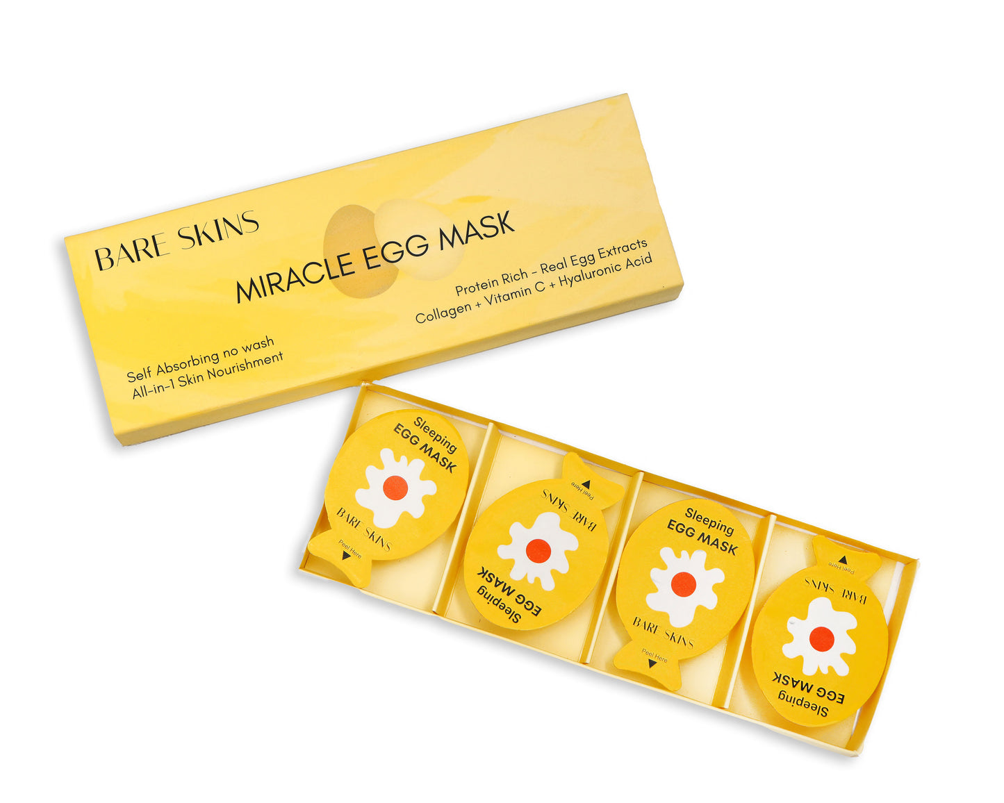 4 Pack Miracle Egg Mask